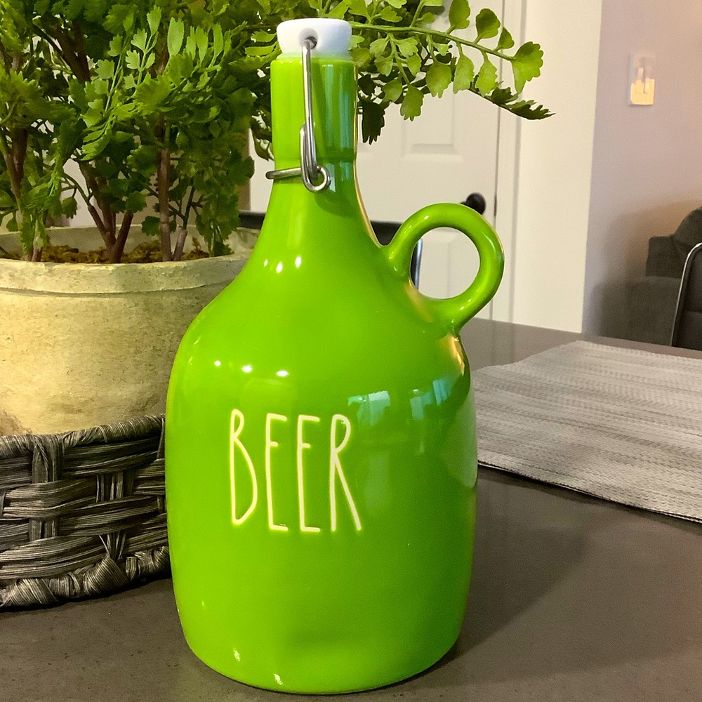 Rae Dunn Decorative Irish-Style Jug BEER